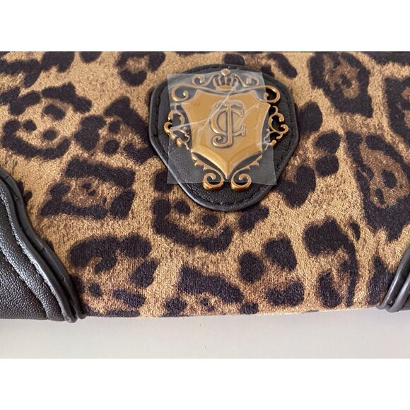 Juicy Couture Juicy Romance Gusset Single Zip Around Natural Leopard VIRAL NEW - Picture 5 of 16